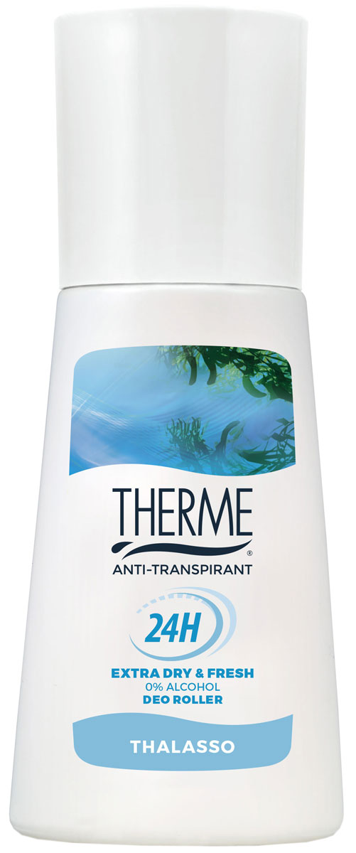 Therme Роликовый антиперспирант Талассо, 60 мл61616 Therme Роликовый антиперспирант Талассо, 60 мл61616Устраняет бактерии, поддерживает натуральный PH баланс. Содержит морские минералы и соли. Подходит для чувствительной кожи. Не содержит спирта, красителей, консервантов, фталатов, парабенов.