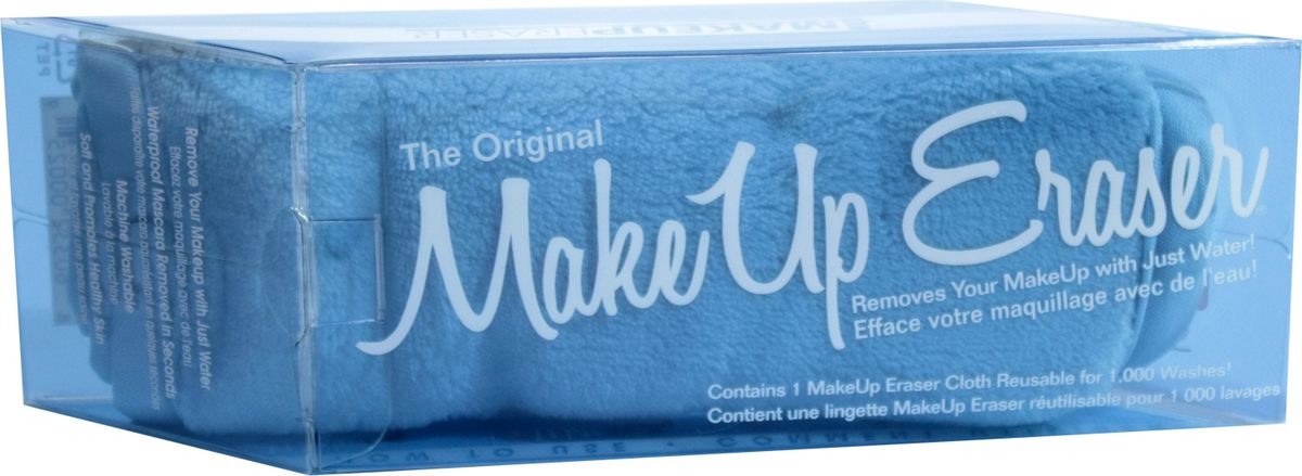 MakeUp Eraser салфетка для снятия макияжа голубая000259 MakeUp Eraser салфетка для снятия макияжа голубая000259Makeup Eraser Original (голубая) уникальная салфетка, которая с невероятной легкостью снимает макияж, аккуратно очищая кожу лица абсолютно естественным образом. Салфетка воздействует без применения привычных средств для удаления декоративной косметики или умывания, значительно упрощает повседневный ритуал ухода и очищения, делает его приятным и легким. Секрет магических свойств салфетки Makeup Eraser заключается в особом переплетении полиэстеровых нитей. При производстве изделия поверхность ткани не подвергается никакой химической обработке, что гарантирует ее гипоаллергенность и безопасность применения, а для того, чтобы начать процедуру использования салфетки, достаточно просто хорошо смочить ее в чистой теплой воде. Салфетку Makeup Eraser можно с успехом применять для любого типа кожи, в том числе очень чувствительной, ее мягкое воздействие не вызывает раздражений или покраснений, высокий уровень качества ткани гарантирует длительное использование салфетки, а ее великолепные...