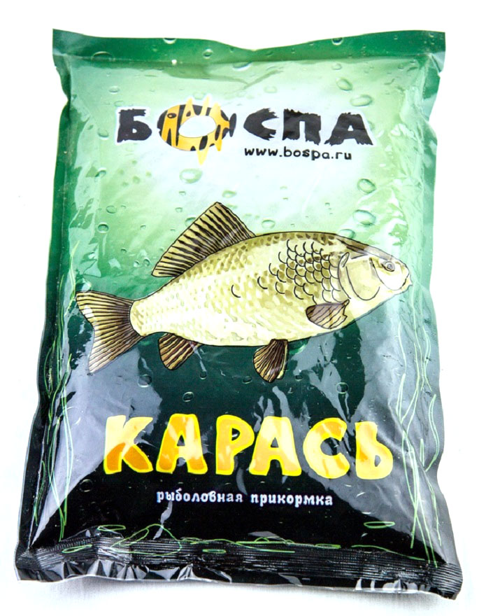 Прикормка Боспа Стандарт. Карась, пакет, 800 грСтанд/Пак/800/КРС Прикормка Боспа Стандарт. Карась, пакет, 800 грСтанд/Пак/800/КРССостав окрашен в зеленый цвет, включает особые ингредиенты, привлекательные для карася. Для лучшего действия и эффективности в составе присутствуют пряности, благодаря которым достигается продолжительный клев карася. Дополнительным ароматизатором выступает ваниль, аромат которой распространяется на дальние расстояния и быстро притягивает рыбу к месту прикорма. Прикормка эффективна в различных водоемах, равномерно растворяется и формирует большую по площади зону кормления.