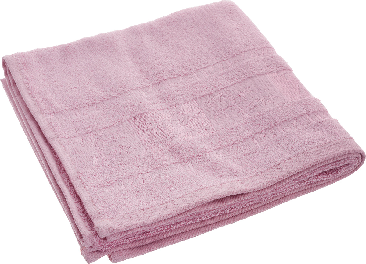 Полотенце Brielle Bamboo, цвет: розовый, 50 х 90 см1212 Полотенце Brielle Bamboo, цвет: розовый, 50 х 90 см1212Полотенца ТАС Приятно удивляют и дают возможность почувствовать себя творцом окружающего декора. Махровая ткань – официальное название «фроте», народное – «махра». Фроте – это натуральная ткань, поверхность которой состоит из ворса (петель основных нитей). Ворс может быть как одинарным (односторонним), так и двойным (двусторонним).