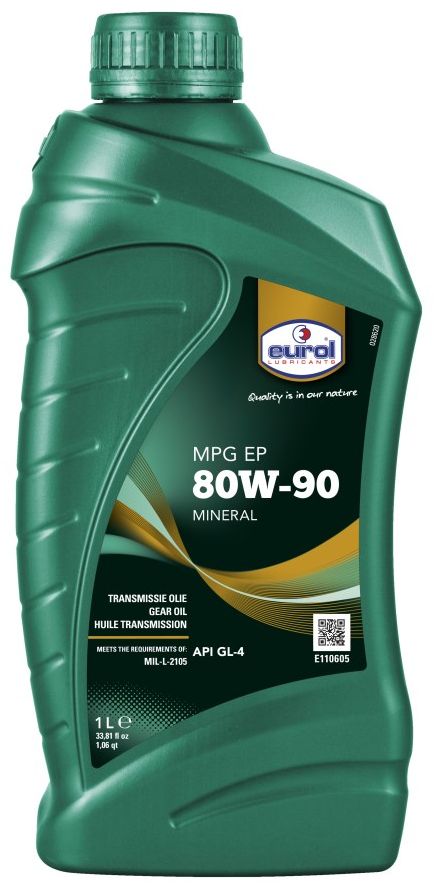 Масло трансмиссионное EUROL МPG SAE, класс вязкости 800W-90, GL4, 1 лE110605-1l Масло трансмиссионное EUROL МPG SAE, класс вязкости 800W-90, GL4, 1 лE110605-1lМинеральное трансмиссионное масло для гипоидных передач и редукторов. Eurol HPG Gear Oil - минеральное трансмиссионное масло, изготовленное по последней технологии фосфор/сера. Эта технология присадок обеспечивает отличную защиту при контакте металл-металл в передачах в тяжелых условиях эксплуатации, а также при ударных нагрузках. Eurol HPG Gear Oil содержит специальные присадки, обладающие свойством оставлять защитную пленку для защиты от коррозии. Кроме того, масла с вязкостью SAE 80W и 80W-140 обладают превосходной текучестью при низких температурах для оптимальной работы в любое время года. Eurol HPG Gear Oil показывает отличную термостойкость и стойкость и окислению. Прокладки не повреждаются. Eurol HPG Gear Oil рекомендуется для использования в гипоидных передачах, мостах, кпп и дифференциалах, где требуются спецификации API GL-5 , MIL-L 2105-D и Mack GO-G. Масло с вязкость SAE 85W-90 может также применяться для требования спецификации MB 235.0. ...