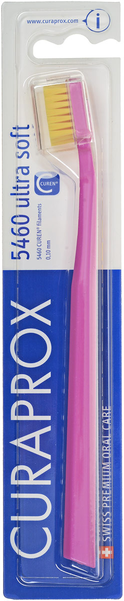 Curaprox CS 5460 Зубная щетка Ultrasoft, d 0,10 мм, цвет: розовыйCS5460_розовый Curaprox CS 5460 Зубная щетка Ultrasoft, d 0,10 мм, цвет: розовыйCS5460_розовыйЩетка предназначена для ежедневного очищения зубов. Щетка содержит 5460 мягких активных щетинок (диаметр 0,10мм) и обеспечивает качественное и нетравматичное удаление зубного налета.