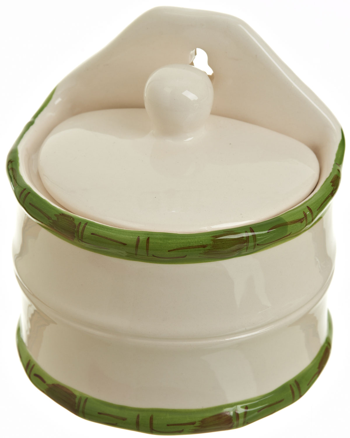 Солонка Polystar Nature Design, 350 млL0200095 Солонка Polystar Nature Design, 350 млL0200095Подвесная солонка Polystar Nature Design выполнена из высококачественной керамики. Изделие оригинальной формы, закрывается крышкой. Солонка станет хорошим дополнением на любой кухне, отлично сочетается с другими аксессуарами из серии Nature Design.