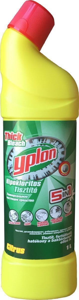 Гель для чистки унитаза Yplon, 1 л. 301060301060 Гель для чистки унитаза Yplon, 1 л. 301060301060Гель для унитазов Yplon имеет густую консистенцию. Средство эффективно очищает, придает ослепительную белизну обрабатываемой поверхности, а также дезинфицирует и ароматизирует. Гель имеет удобную форму флакона с носиком, который позволяет нанести жидкость под самую кромку унитаза.