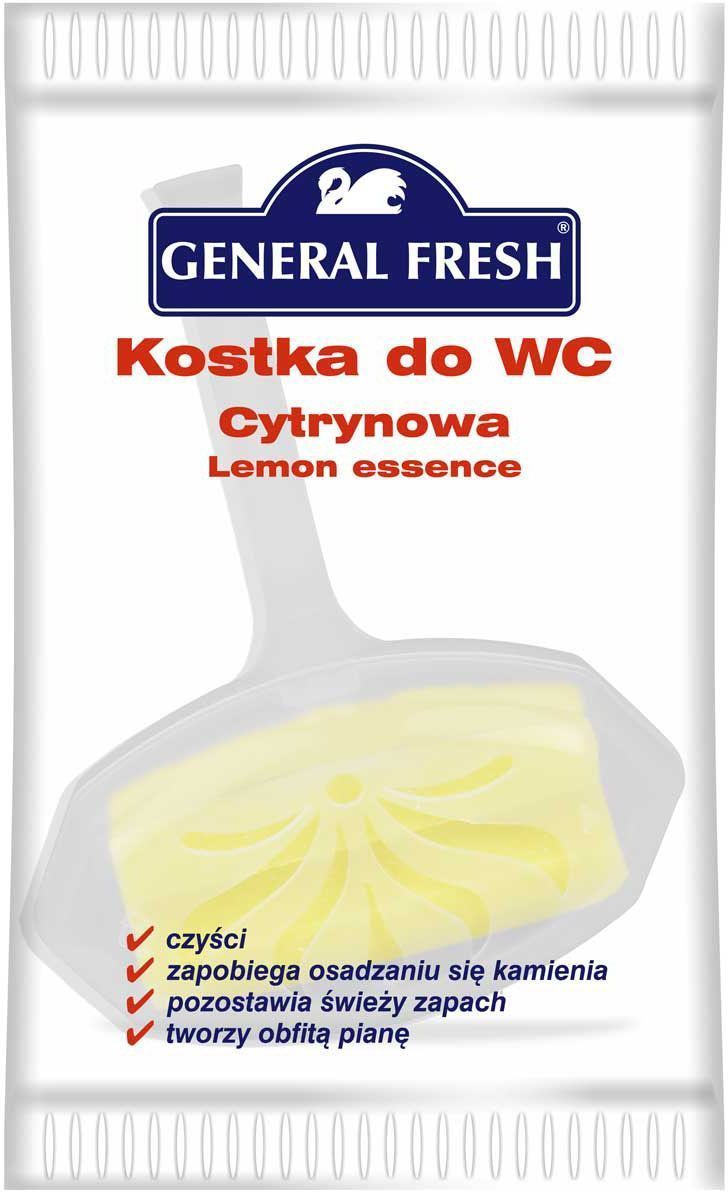 Подвеска для унитазов General Fresh Kostka do WC, в целлофане, 1 шт. 560300560300 Подвеска для унитазов General Fresh Kostka do WC, в целлофане, 1 шт. 560300560300Моющее и освежающее средство для унитаза длительного действия с различными ароматами. Закрепляется за край унитаза и при каждом смыве моет и дезинфицирует поверхность, ароматизируя воздух. Убивает бактерии, предотвращает образование отложений в труднодоступных местах.