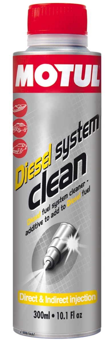 Промывка Motul Diesel System Clean Auto, 300 мл. 104880104880 Промывка Motul Diesel System Clean Auto, 300 мл. 104880104880Очиститель топливной системы, присадка в дизельное топливо Motul Diesel System Clean разработано для использования в дизельных двигателях, атмосферных или с турбонаддувом, с каталитическим нейтрализатором и без. Motul Diesel System Clean эффективно очищает загрязнения и отложения, образующиеся в топливной системе: - конденсат в топливной системе; - отложения в насосе; - засорение форсунок; - загрязнения камеры сгорания и выпускных клапанов. Motul Diesel System Clean обеспечивает смазку поверхностей во время очистки и предотвращает повторное отложение удаленных частиц загрязнения.