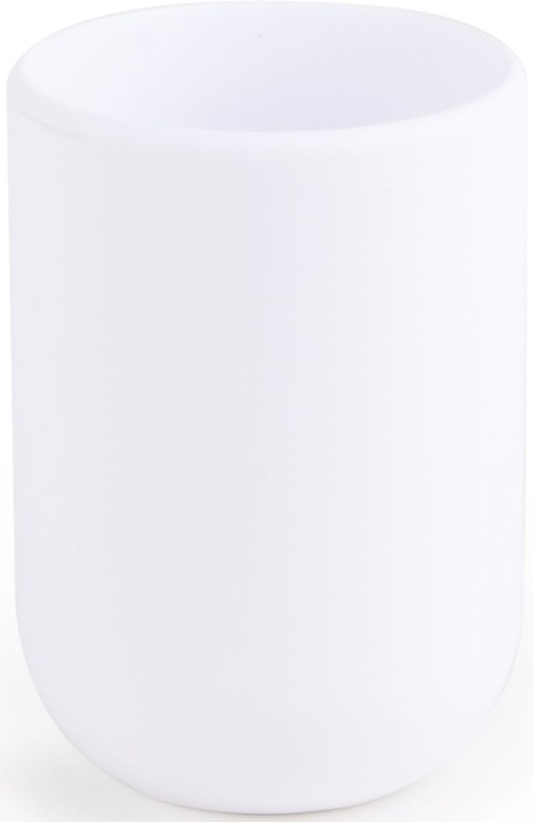 Стакан для ванной Umbra Touch, цвет: белый, 10 х 19,1 х 7 см023270-660 Стакан для ванной Umbra Touch, цвет: белый, 10 х 19,1 х 7 см023270-660Стакан для ванной - это тот маленький, почти незаметный, но очень важный предмет, который мы используем ежедневно для полоскания рта или даже просто как подставку для щеток. Он нужен всем и всегда, это бесспорно. Но как насчет дизайна? В Umbra уверены: такой простой и ежедневно используемый предмет должен выглядеть лаконично и необычно. Ведь в небольшой ванной комнате не должно быть ничего вызывающе яркого. Немного экспериментировав с формой, дизайнеры создали стакан Touch, который придется кстати в любом доме! Выполнен из приятного на ощупь пластика, удобно держать в руках.