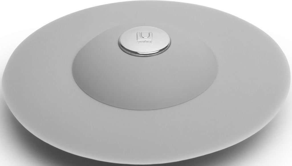 Фильтр для слива Umbra Flex, цвет: серый, 3,2 х 8,9 х 8,9 см023464-918 Фильтр для слива Umbra Flex, цвет: серый, 3,2 х 8,9 х 8,9 см023464-918Если вы думали, что ещё удобнее сделать фильтр для слива невозможно, вы ошибались! Нажмите на металлическую кнопку в центре, чтобы вода сливалась через фильтр, задерживая в нём мусор. Нажмите на резиновые крылышки вокруг кнопки, и фильтр закроет слив, чтобы вы смогли наполнить ванну. Сочетается с другими аксессуарами из коллекции FLEX Дизайнер Anthony Keeler