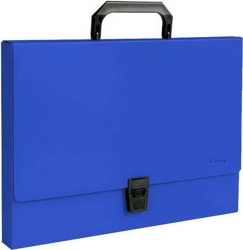 Berlingo Папка-портфель Standard цвет синийFS-36054 Berlingo Папка-портфель Standard цвет синийFS-36054На замке. Укрепленная ручка. Материал - жесткий пластик. Стильный дизайн и популярные офисные цвета. Индивидуальная упаковка в пакет.
