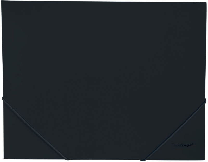 Berlingo Папка на резинке Standard цвет черныйMB2326 Berlingo Папка на резинке Standard цвет черныйMB2326Надёжные угловые резинки. Материал - плотный пластик, толщина - 0,5 мм. Предназначена для транспортировки и хранения большого количества бумаг. Клапаны для защиты документов от повреждений. Классические офисные цвета.