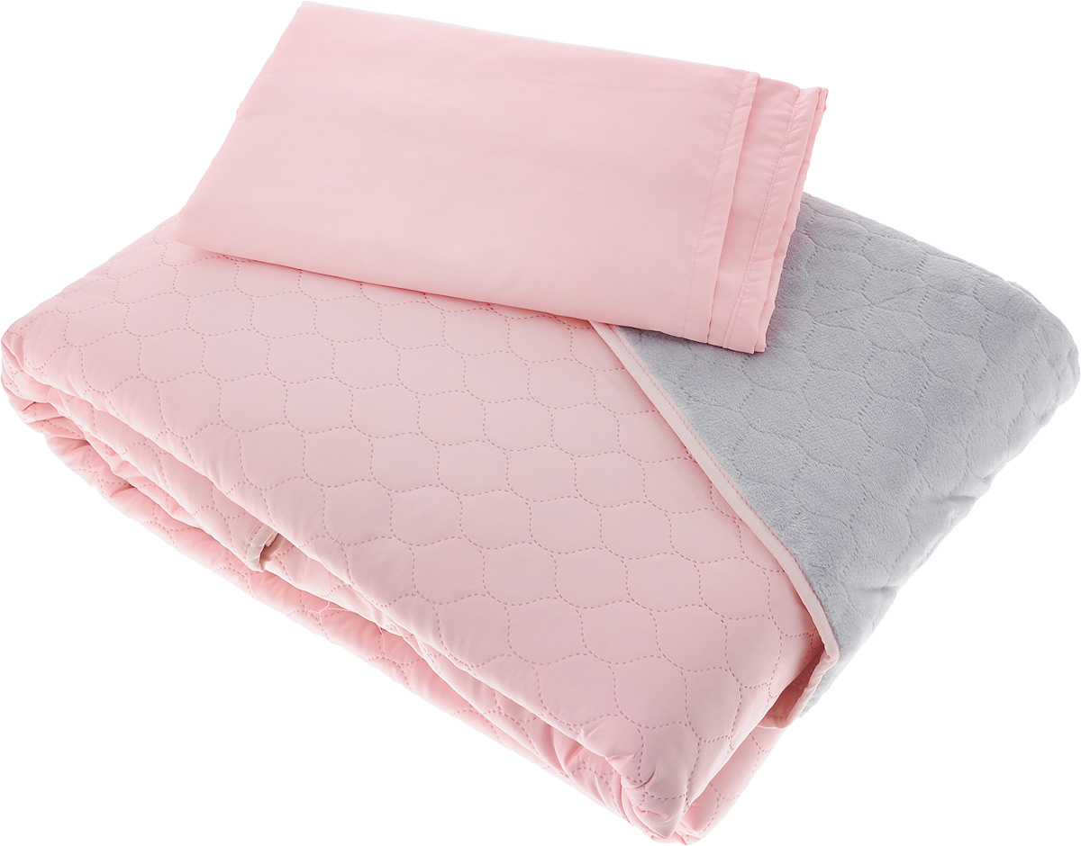 Комплект для спальни Sleep iX Multi Set: покрывало 220 х 240 см, простыня 230 х 240 см, 2 наволочки 50 х 70 см, цвет: розовый, серыйpva221573 Комплект для спальни Sleep iX Multi Set: покрывало 220 х 240 см, простыня 230 х 240 см, 2 наволочки 50 х 70 см, цвет: розовый, серыйpva221573Комплект для спальни Sleep iX Multi Set состоит из покрывала, простыни и 2 наволочек. Верх многофункционального одеяла-покрывала выполнен из мягкой высокотехнологичной ткани, которая хорошо сохраняет тепло, устойчива к стирке и износу, а низ выполнен из нежного искусственного меха. Такой мех не требует специального ухода, он легко чистится и долгое время сохраняет мягкость и внешний вид. Наволочки и простыня выполнены из микрофибры. Комплект для спальни Sleep iX Multi Set - отличный способ придать спальне уют и привнести в интерьер что-то новое. Размер покрывала: 220 х 240 см. Размер наволочки: 50 х 70 см. Размер простыни: 230 х 240 см. Комплект упакован в сумку-чехол на застежке-молнии.