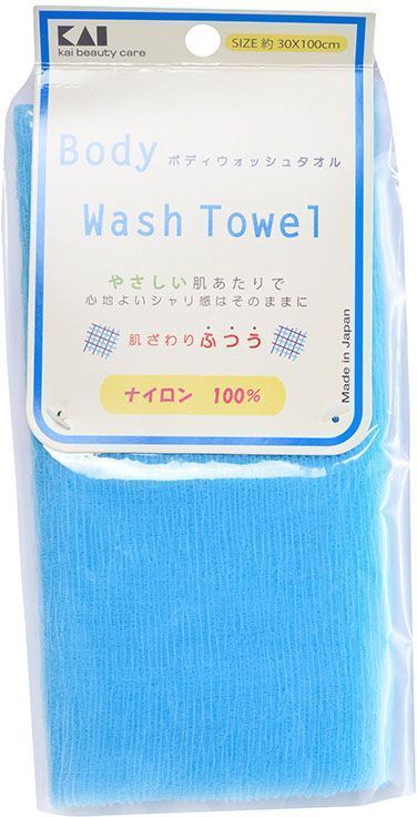 Kai мочалка для тела Body Wash Towel, средней жесткости, цвет: голубой27300kai Kai мочалка для тела Body Wash Towel, средней жесткости, цвет: голубой27300kaiМочалка средней жесткости деликатно воздействует на кожу и образует обильную пену в процессе использования. Светлые пастельные тона данной серии мочалок дарят позитивный настрой и хорошее настроение!