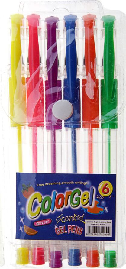 Scented Sachet Набор гелевых ручек 6 цветов546746 Scented Sachet Набор гелевых ручек 6 цветов546746Набор гелевых ручек 6 цветов флуоресцентные, с резиновыми держателями. Отличный выбор для любителей мягкого и удобного письма. Гелевая консистенция чернил равномерно распределяется по бумаге и быстро сохнет. Гладкое скольжение пишущего узла, удобный корпус и доказанная надежность делает такие ручки одними из самых популярных письменных принадлежностей среди детей и взрослых.