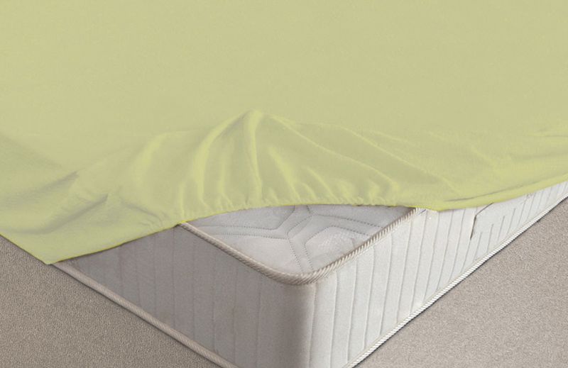 Простыня на резинке Ecotex, махровая, цвет: салатовый, 180 х 200 смПРМ18 салатовый Простыня на резинке Ecotex, махровая, цвет: салатовый, 180 х 200 смПРМ18 салатовыйМахровые простыни на резинке сшиты из высококачественного махрового полотна, окрашены стойкими экологически безопасными красителями. Они уже успели завоевать признание потребителей благодаря своим практичным характеристикам. Имеют резинку по всему периметру, что даёт возможность надежно зафиксировать простыню на матрасе, тем самым создавая здоровый и комфортный сон. Натяжные махровые простыни довольно практичны, т.к. махровое полотно долговечно. Выолнены из 100% хлопка и не содержат синтетических добавок.