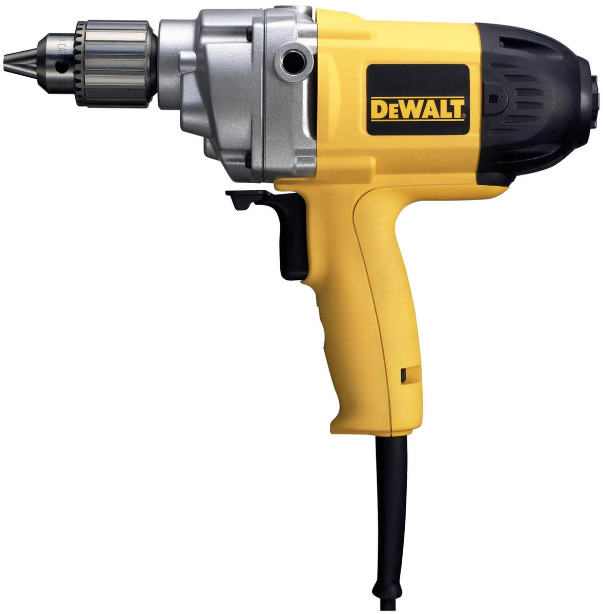 Дрель-миксер DeWalt. D21520D21520 Дрель-миксер DeWalt. D21520D21520Дрель-миксер DeWalt применяется для размешивания строительных смесей и безударного сверления отверстий в металлических и деревянных поверхностях. Регулировка скорости и реверс для широкого применения. 550 об/мин создают высокий крутящий момент и обеспечивают уверенное сверление и смешивание. Прочный корпус и металлический редуктор увеличивают надежность и долговечность. Дополнительные 2-х позиционная задняя и 3-х позиционная боковая рукоятки обеспечивают дополнительный комфорт при работе