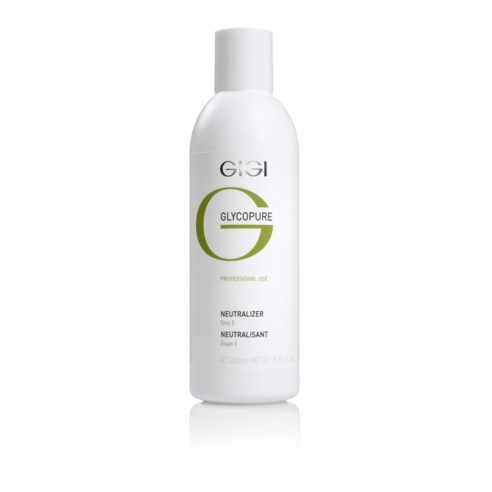 GIGI Нейтрализатор Glycopure, 250 млGIGI56 GIGI Нейтрализатор Glycopure, 250 млGIGI565 ступень: Neutralizer Нейтрализатор, рН=10,5-11 Прозрачный щелочной лосьон предназначен для нейтрализации гликолевой кислоты после завершения процедуры пилинга. Активные ингредиенты: Гидроксиэтилцеллюлоза, пропиленгликоль, триэтаноламин, вода.