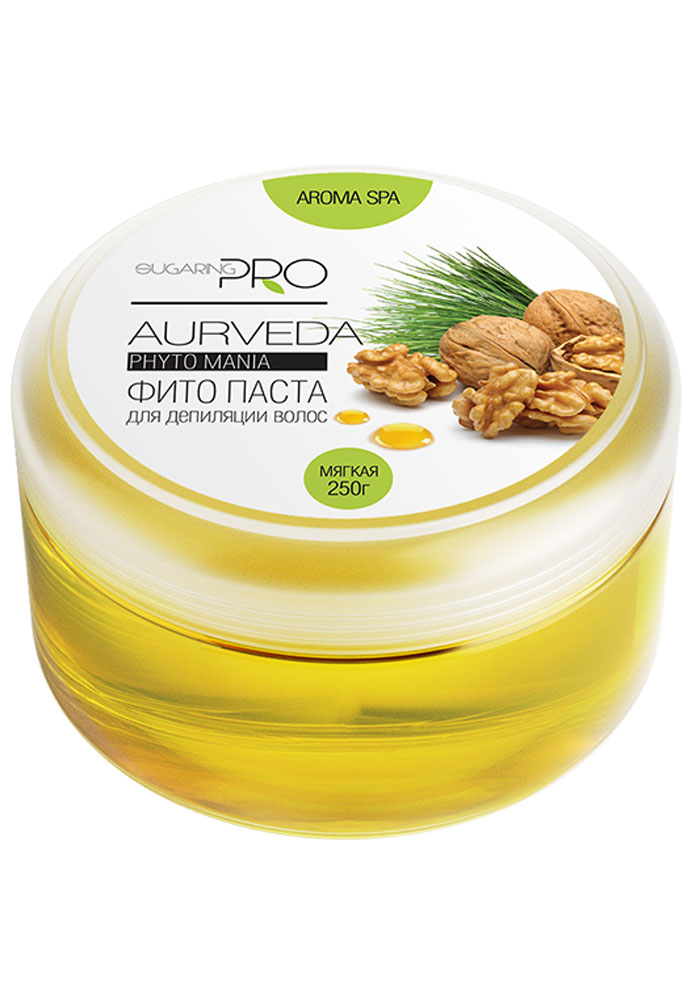 Sugaring Pro Сахарная паста Аюрведа мягкая, 250 гУТ000020165 Sugaring Pro Сахарная паста Аюрведа мягкая, 250 гУТ000020165Сахарная паста мягкой плотности применяется для удаления всех типов волос на любом участке тела. Паста, обволакивая волоски, позволяет достигать идеальный результат в процедуре. Средство не вызывает аллергии и раздражения. Используется для работы на больших поверхностях. Эффект сохраняется более 3 недель.