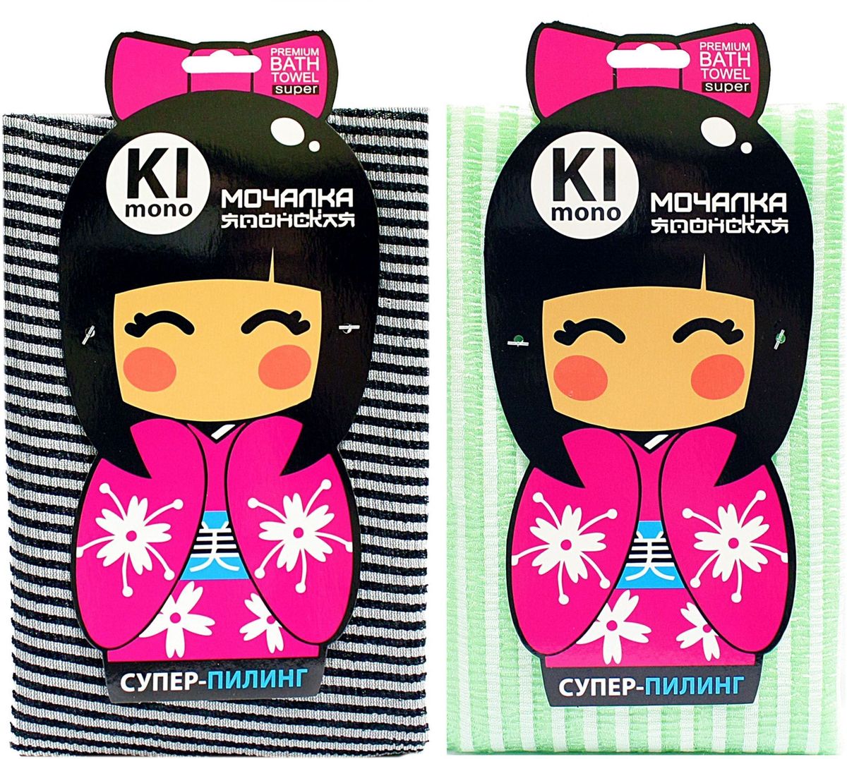 Мочалка-полотенце Eva Kimono, полоса. М341311106_голубой Мочалка-полотенце Eva Kimono, полоса. М341311106_голубойОригинальная позиция для ценителей японских мочалок, специальная текстура материала обеспечивает деликатное воздействие.