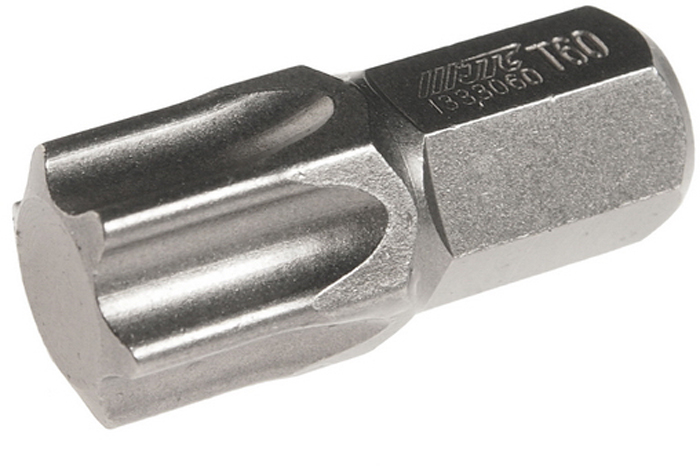 JTC Вставка 10 мм TORX Т60х30 мм. JTC-13330602706 (ПО) JTC Вставка 10 мм TORX Т60х30 мм. JTC-13330602706 (ПО)Размер: Т60 х 30 мм., удлиненная TORX.Длина насадки: 10 мм.Материал: S2 сталь.
