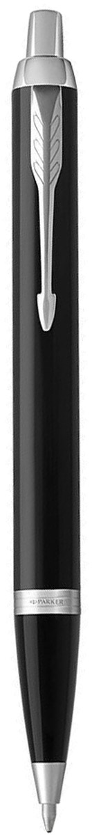 Parker Ручка шариковая IM Black CT цвет черный серебристыйHD-2002 Parker Ручка шариковая IM Black CT цвет черный серебристыйHD-2002Марка Parker гарантирует полную уверенность в превосходном качестве товара. Автоматическая шариковая ручка Parker IM Black CT будет не только долго служить, но и неизменно радовать удобством и легкостью письма, надежностью в эксплуатации и прекрасным эстетическим исполнением.Автоматическая шариковая ручка Parker IM Black CT изготовлена из латуни с покрытием черного глянцевого лака. Хромированная отделка деталей выполнена с полировкой. Форма ручки - круглая, цвет чернил - синий. Автоматическая шариковая ручка Parker IM Black CT аккуратно упакована в выдвижной футляр.