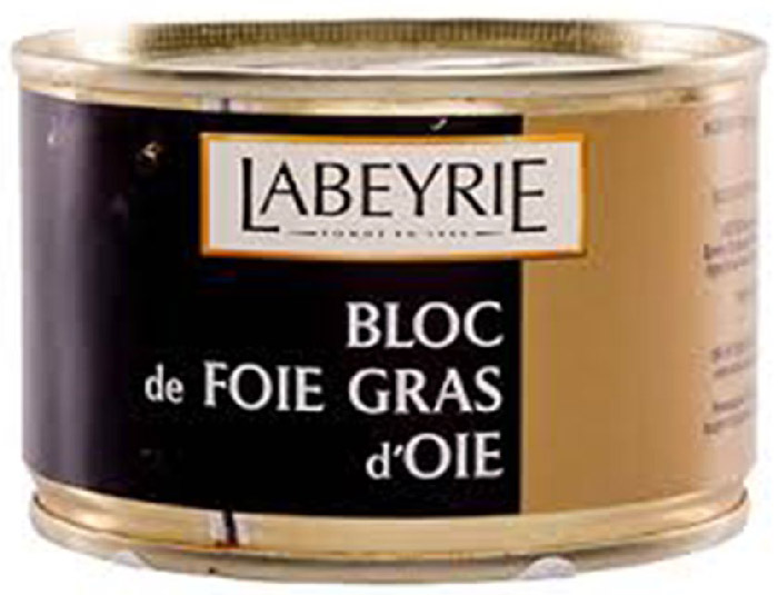 LaBeyrie Фуа-гра гусиная, 155 г0120710 LaBeyrie Фуа-гра гусиная, 155 г0120710Продукт, который состоит из перемолотой печени, но с добавлением кусочков цельной фуа-гра. Содержание цельной фуа-гра не менее 30%.