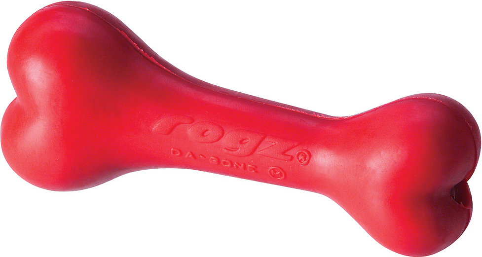 Игрушка для собак Rogz daBone. Косточка, цвет: красный, длина 14 см0120710 Игрушка для собак Rogz daBone. Косточка, цвет: красный, длина 14 см0120710Игрушка с отверстием для лакомства способствует тренировке жевательных мышц и массажирует десна.Можно использовать в качестве аппортировочных предметов.Занимательная игрушка предназначена для долгого жевания или разгрызания - идеальный вариант, когда у Вас нет времени, чтобы поиграть с собакой!Имеет маркировку CE.Материал изделия: натуральная резина, кальций карбонат, кварц, масла, красящее вещество.Не токсично. Натуральный каучук, карбонат кальция, диоксид кремния, масла, красящий пигмент.