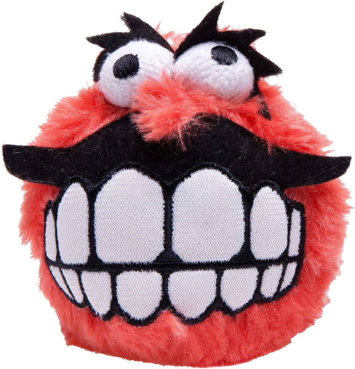 Игрушка для собак Rogz Fluffy Grinz. Зубы, цвет: красный, диаметр 6,4 см0120710 Игрушка для собак Rogz Fluffy Grinz. Зубы, цвет: красный, диаметр 6,4 см0120710Особо мягкие, плюшевые мячи.Для животных, которые любят играть в «Поймай-принеси» - это просто мечта.Небольшой вес изделия.Не травмирует зубы и десна.Удобен для переноски животным.Внутри игрушки – пищалка, что поддерживает интерес животного к игре. Полиэстер, синтетический наполнитель