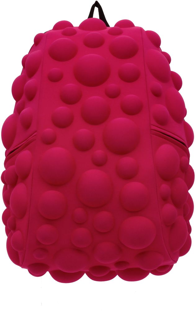 Рюкзак городской MadPax Bubble Full, цвет: розовый, 32 лJSO-10304 Рюкзак городской MadPax Bubble Full, цвет: розовый, 32 лJSO-10304Рюкзаки серии Full отлично подойдут для старшеклассников и взрослых. Яркий, с оригинальным 3D дизайном, ортопедической спинкой он станет незаменимым спутником любого школьника и взрослого.Рюкзак удобен не только для использования в школе, но и отлично подойдет для катания на роликах, скейтах, велосипедах. Он идеален для всех кто любит активный образ жизни.Все 3D элементы мягкие и вы можете не беспокоится о своей безопасности и безопасности окружающих.Ортопедическая спинка поможет избежать искривления позвоночника. Мягкие воздухопроницаемые широкие лямки (6 см) с нагрудным ремнем правильно распределят вес.Особенности:одно основное отделение на молнииотделение для ноутбука до 17мягкие воздухопроницаемые широкие лямки (6 см)нагрудный ременьортопедическая спинка с мягкой обивкойдва боковых кармана на молнии