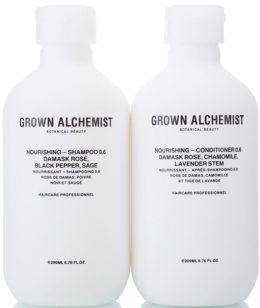 Grown Alchemist Набор для волос Питательный: кондиционер, шампунь, 2 х 200 млGESS-131 Grown Alchemist Набор для волос Питательный: кондиционер, шампунь, 2 х 200 млGESS-131В набор входит: Питательный шампунь 200 мл, Питательный кондиционер 200 мл