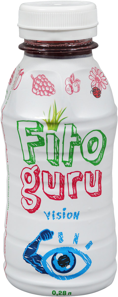 Fitoguru Вижн Черника, черная смородина, бархатцы сокосодержащий напиток, 0,28 л0120710 Fitoguru Вижн Черника, черная смородина, бархатцы сокосодержащий напиток, 0,28 л0120710Напиток при регулярном употреблении повышает остроту зрения; улучшает цвето- и световосприятие; помогает бороться с преждевременным разрушением сетчатки глаза.Изготовлено из концентрированных соков по технологии горячего розлива.Функциональные напитки Fitoguru восполняют дефицит рациона питания, укрепляют ваше здоровье благодаря наличию четко выверенной суточной дозы биологически активных веществ от самой природы.