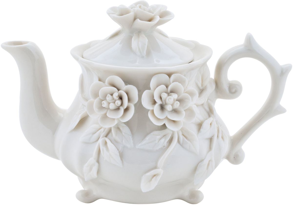 Чайник заварочный Elff Decor Italy Design, 250 мл94672 Чайник заварочный Elff Decor Italy Design, 250 мл94672Чайник из серии посуды Italy design, в которой каждый предмет выглядит невероятно нежно и изысканно. Нежные цветы и порхающие бабочки, эта роскошная коллекция - образец гармоничного дизайна в романтическом стиле. Оригинальная посуда на ножках сделает неповторимым ваш интерьер!