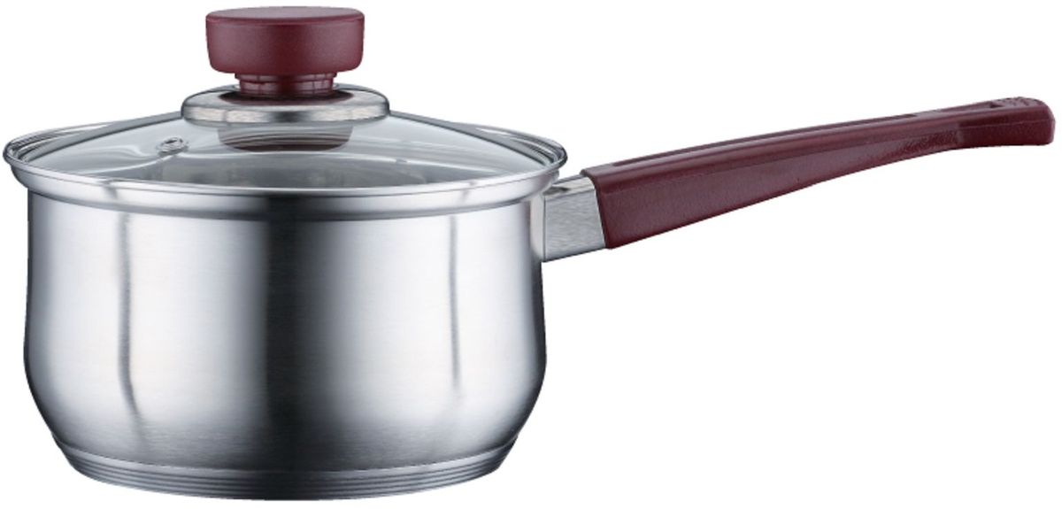 Ковш Elff Decor с крышкой, 1,9 л102-350 гранатовый Ковш Elff Decor с крышкой, 1,9 л102-350 гранатовыйКовш состоит из 2 предметов Высококачественная нержавеющая сталь 18/10 5-слойное капсульное дно обеспечивает равномерное теплопроводность Бакелитовые цветные ручки Подходит для всех источников тепла, включая индукционные плиты Прозрачная стеклянная крышка Можно мыть в посудомоечной машине d.16х9,5см Ёмкость 1,9 л.