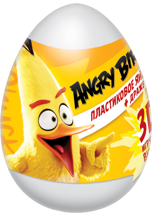 Angry Birds Movieфруктовое драже с игрушкой, 20 г0120710 Angry Birds Movieфруктовое драже с игрушкой, 20 г01207103D-игрушка Angry Birds movie в капсуле с лифлетом, 6 игрушек в коллекции.