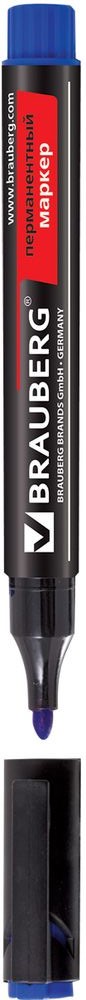 Brauberg Маркер перманентный Energy цвет синий72523WD Brauberg Маркер перманентный Energy цвет синий72523WDЦвет наконечника колпачка соответствует цвету чернил. Фетровый наконечник обладает повышенной износостойкостью и обеспечивает экономный расход чернил. Отличается продленной линией письма. Ширина линии письма - 3 мм. Круглый наконечник. Цвет - синий. Яркие, светоустойчивые чернила. Предназначен для письма на любой поверхности. Нестираемый.