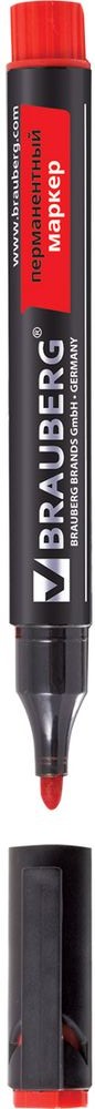 Brauberg Маркер перманентный Energy цвет красныйSMA510-V8-ET Brauberg Маркер перманентный Energy цвет красныйSMA510-V8-ETЦвет наконечника колпачка соответствует цвету чернил. Фетровый наконечник обладает повышенной износостойкостью и обеспечивает экономный расход чернил. Отличается продленной линией письма. Ширина линии письма - 3 мм. Круглый наконечник. Цвет - красный. Яркие, светоустойчивые чернила. Предназначен для письма на любой поверхности. Нестираемый.