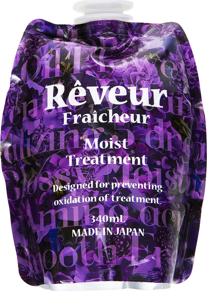 Reveur Fraicheur Moist ЗБ Живой Кондиционер для увлажнения волос 340 мл4605845001470 Reveur Fraicheur Moist ЗБ Живой Кондиционер для увлажнения волос 340 мл4605845001470Reveur Fraicheur Moist – первый в мире живой кондиционер в вакуумной бескислородной упаковке, которая сохраняет натуральные компоненты в неизменном виде от первого и до последнего применения. Запатентованная упаковка не пропускает кислород, поэтому природные ингредиенты не окисляются и сохраняют 100% своих свойств. В уникальный состав входят: аминокислоты, натуральный цветочный мед, витамин В, масло шиповника, виноградных косточек, рисовых отрубей, семян баобаба и аргановое масло. Эфирные масла цветов розы и мимозы не только увлажняют волосы и дарят им блеск, но и создают 100% натуральный цветочный аромат. Рекомендуется для:- Глубокого увлажнения сухих волос- Придания волосам шелковистости и блеска- Разглаживания пушащихся волос- Возвращения естественной упругости волосРекомендуется использовать вместе с шампунем Reveur Fraicheur Moist. Внимание: в комплект не входит помповый механизм и диспенсер. Способ применения: нанести на чисты волосы, отступая от корней 4-5 см, оставить на 2-3 минуты, смыть водой. Инструкция по сбору упаковки: вытащите вакуумную упаковку из диспенсера и снимите с него защитную пленку, закрепите вакуумную упаковку в диспенсере, вставьте помповый механизм через отверстие в диспенсере в вауумную упаковку, плотно закрутите колпачок по часовой стрелке, поверните носик против часовой стрелки до поднятия вверх, нажимайте на носик, чтобы получить средство. Способ хранения: хранить в недоступном для детей месте.