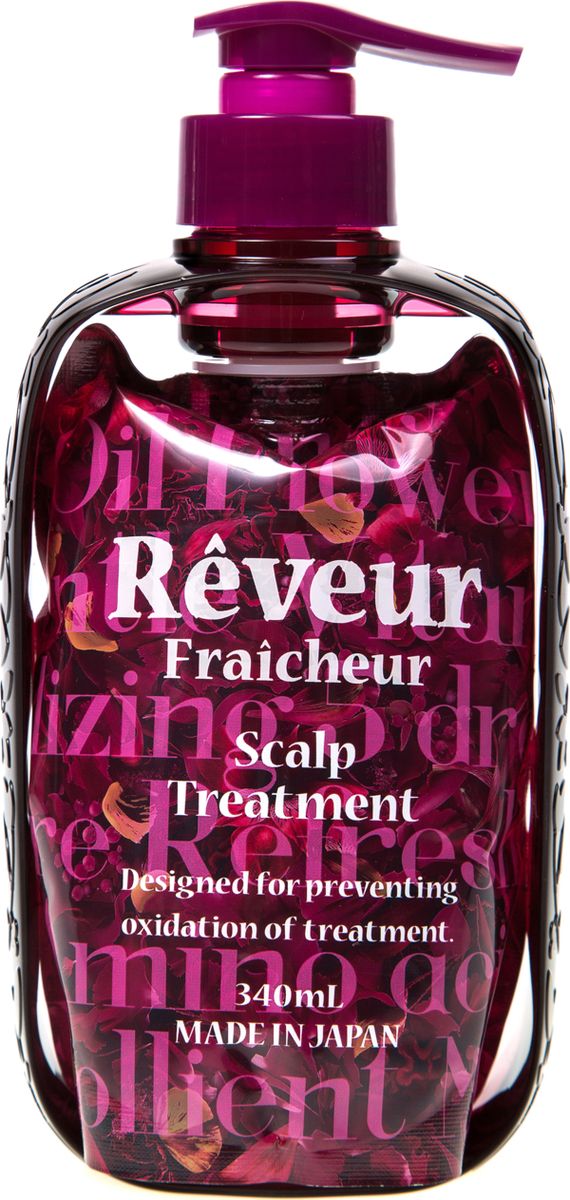 Reveur Fraicheur Scalp Живой Бессиликоновый кондиционер для ухода за кожей головы, 340 млMP59.4D Reveur Fraicheur Scalp Живой Бессиликоновый кондиционер для ухода за кожей головы, 340 млMP59.4DReveur Fraicheur Scalp – первый в мире живой бессиликоновый кондиционер в вакуумной бескислородной упаковке, которая сохраняет натуральные компоненты в неизменном виде от первого и до последнего применения. Запатентованная упаковка не пропускает кислород, поэтому природные ингредиенты не окисляются и сохраняют 100% своих свойств. В уникальный состав входят: аминокислоты, натуральный цветочный мед, витамин В, С и Е, масло кунжутных семян, апельсина, рисовых отрубей, семян баобаба и аргановое масло. Эфирные масла иланг-иланга и плюмерии не только увлажняют волосы и дарят им блеск, но и создают 100% натуральный энергичный аромат пряных тропических цветов. Не содержит силикон. Рекомендуется для: - Активизации волосяных луковиц и стимуляции роста волос - Предотвращения выпадения волос- Питания кожи головы и волос- Возвращения волосам блеска, упругости и шелковистости- Чувствительной кожи головы и предотвращения сезонной перхотиРекомендуется использовать вместе с шампунем Reveur Fraicheur Scalp. Способ применения: нанести на чисты волосы и кожу головы массажными движениями, оставить на 2-3 минуты, смыть водой. Инструкция по сбору упаковки: вытащите вакуумную упаковку из диспенсера и снимите с него защитную пленку, закрепите вакуумную упаковку в диспенсере, вставьте помповый механизм через отверстие в диспенсере в вауумную упаковку, плотно закрутите колпачок по часовой стрелке, поверните носик против часовой стрелки до поднятия вверх, нажимайте на носик, чтобы получить средство. Способ хранения: хранить в недоступном для детей месте.