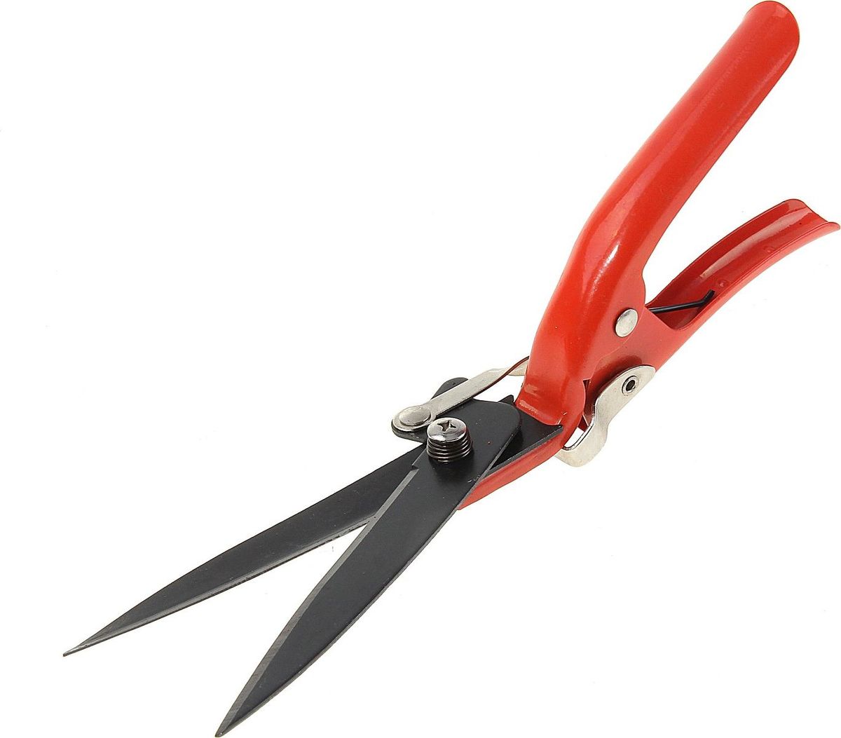 Секатор Доляна, 31 х 4 х 12 см531-401 Секатор Доляна, 31 х 4 х 12 см531-401Красивый подстриженный газон — первый показатель ухоженного сада. Ножницы «Доляна» предназначены для подравнивания травы на небольших участках земли. Острые лезвия с тефлоновым покрытием обеспечивают чёткий срез. Рукоятки выполнены из металла и обладают высокой износоустойчивостью.Характеристики Размер: 30 см.Материал: металл. Газоны будут всегда ухоженными с садовыми ножницами «Доляна»!