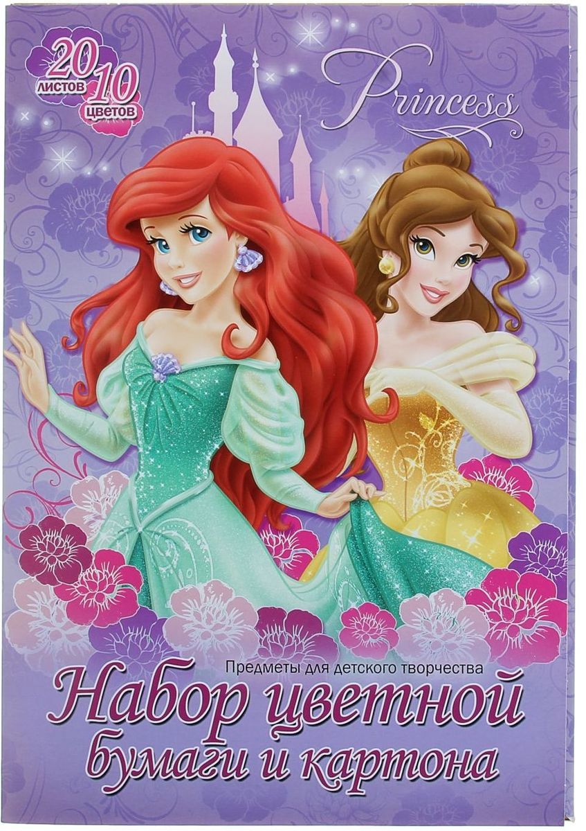 Disney Бумага цветная Принцессы 20 листов 10 цветов72523WD Disney Бумага цветная Принцессы 20 листов 10 цветов72523WDИзделия данной категории необходимы любому человеку независимо от рода его деятельности. У нас представлен широкий ассортимент товаров для учеников, студентов, офисных сотрудников и руководителей, а также товары для творчества.