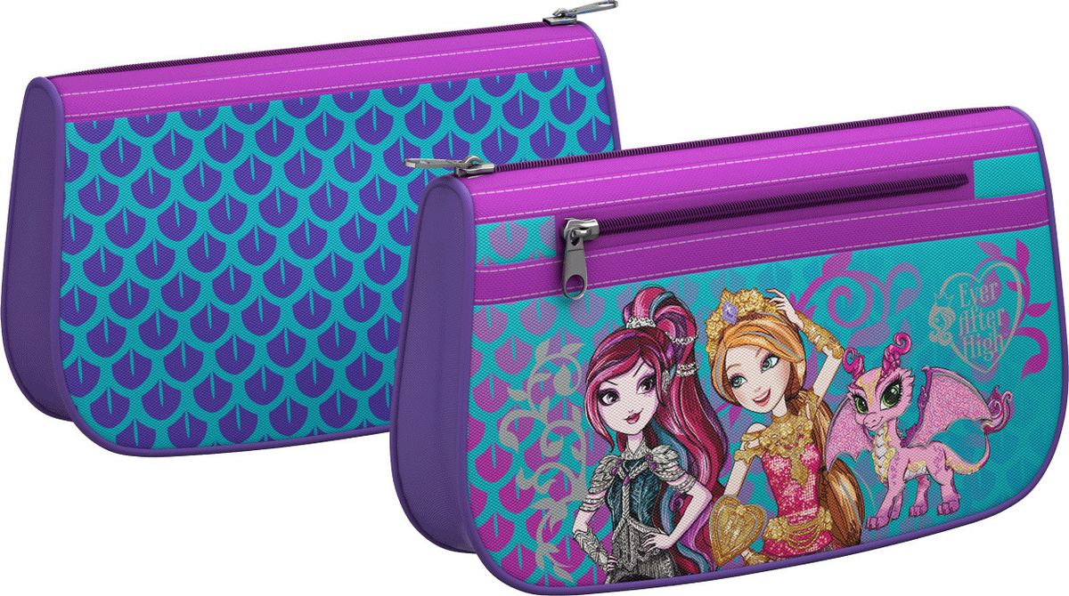 Mattel Пенал-косметичка Ever After High Dragon Game72523WD Mattel Пенал-косметичка Ever After High Dragon Game72523WDПенал с двумя отделениями на молнии.