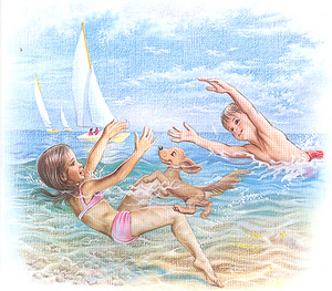 Наше несерьёзное и лёгкое чтение в начале лета.(возраст 3,8)