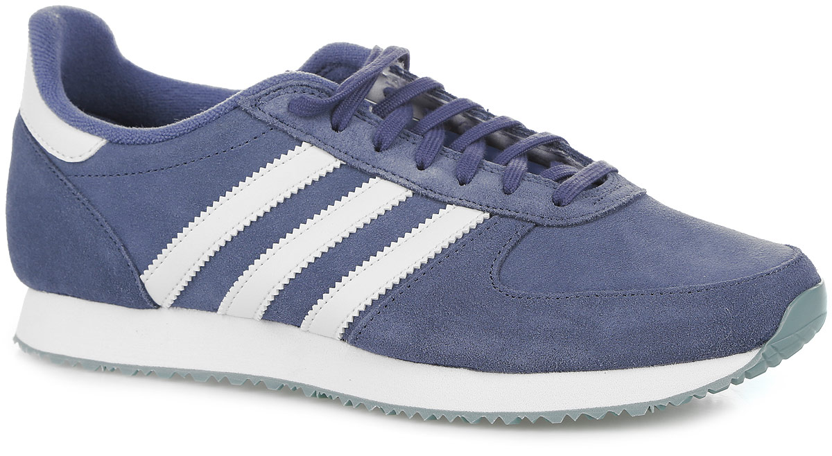 Кроссовки женские adidas Originals ZX Racer, цвет: синий. S32232. Размер 8,5 (41)S32232 Кроссовки женские adidas Originals ZX Racer, цвет: синий. S32232. Размер 8,5 (41)S32232Модные женские кроссовки ZX Racer от adidas Originals идеально подойдут для прогулок и занятия спортом. Верх, выполненный из натурального спилка, оформлен по бокам тремя фирменными полосками. Классическая шнуровка надежно фиксирует модель на ноге. Стелька из EVA с текстильной поверхностью комфортна при движении в течение всего дня. Легкая промежуточная подошва из материала EVA обладает высокой износостойкостью и обеспечивает идеальную амортизацию. Подошва с протектором гарантирует идеальное сцепление с любыми поверхностями.