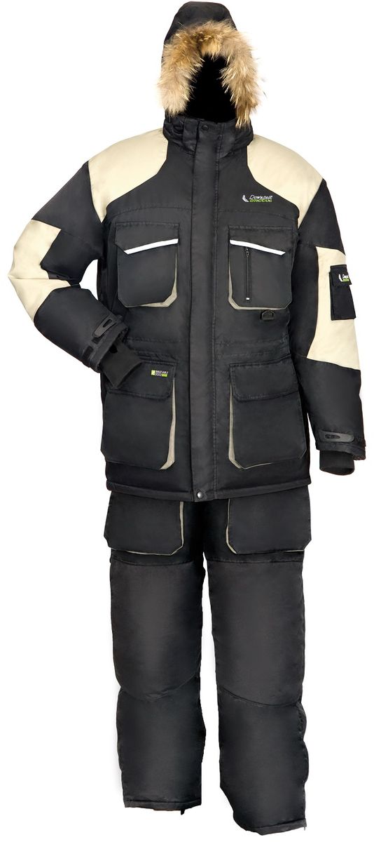 Костюм рыболовный810 Костюм рыболовный810Костюм зимний, пуховой, Arctix Down Suit предназначен для эксплуатации при температуре до -40°С. Костюм разработан для зимней рыбалки с полной адаптацией для езды на снегоходе. Куртка имеет теплый карман для мобильного телефона. Оснащена двухзамковой застежкой-молнией YKK с клапаном на кнопках. Фиксатор, стягивающий капюшон. Крепление капюшона к куртке замком-молнией. Фиксатор, стягивающий низ куртки. Эластичные, удлиненные и утепленные манжеты с прорезью под большой палец. Снегозащитная юбка. Светоотражающие нашивки безопасности. Усиление материала на плечах. Специальная конструкция подкладки с зонами, улучшающими отвод влаги. Полукомбинезон имеет удобные, регулируемые лямки на замке. Шлевки под ремень. Фиксатор, регулирующий талию. Двухзамковая застежка-молния YKK с клапаном на липучке. Накладные карманы с клапаном. Материал повышенной прочности в области седалища и колен. Боковые молнии снизу позволяют быстро надеть полукомбинезон, не снимая обуви. Внутренние...