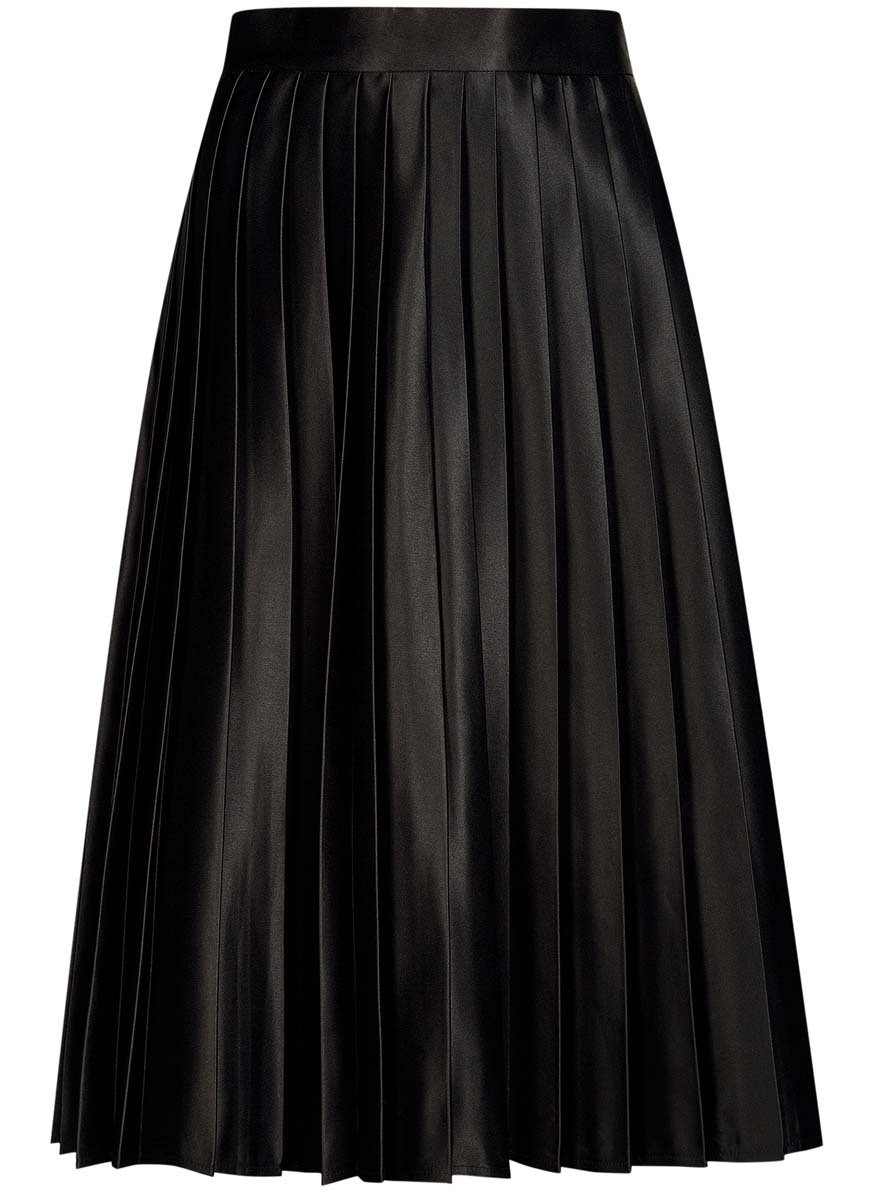 Юбка21606021/24393/2900N Юбка21606021/24393/2900NЮбка в складку oodji Collection изготовлена из полиэстера - износостойкого не мнущегося быстросохнущего материала и имеет длину миди. Так же изделие обладает средней посадкой на талии и застегивается сбоку на молнию.