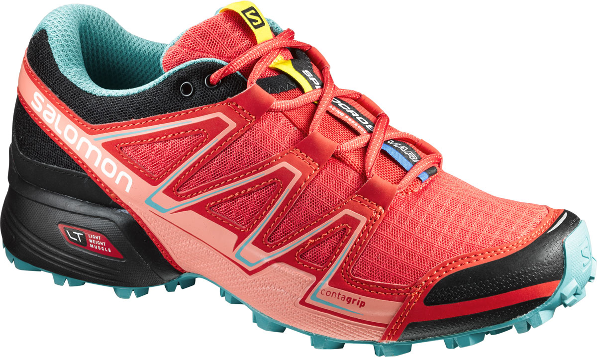 Кроссовки для бега женские Salomon Speedcross Vario W, цвет: оранжевый. L39242100. Размер 6 (38)L39242100 Кроссовки для бега женские Salomon Speedcross Vario W, цвет: оранжевый. L39242100. Размер 6 (38)L39242100Легендарные беговые кроссовки от Salomon Speedcross Vario W выполнены из синтетического материала и текстиля. Конструкция верха Sensifit с пропиткой Mudguard не пропускает грязь и воду. Подъем оформлен шнуровкой, благодаря которой обувь сидит плотно на ноге, и дополнен кармашком для шнурков. Стелька Ortholite из ЭВА материала с текстильным верхним покрытием создает более прохладное и сухое пространство под стопой. Мягкая верхняя часть и подкладка, изготовленная из текстиля, обеспечивают дополнительный комфорт и предотвращают натирание. Светоотражающие элементы обеспечат лучшую видимость в темное время суток. Подошва Contagrip не оставляет следов и обеспечивает отличное сцепление со скользкой поверхностью. Такие кроссовки займут достойное место в коллекции вашей спортивной обуви.