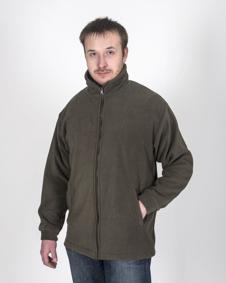 Куртка рыболовная Fisherman Комфорт, цвет: хаки. 55434. Размер 48/50Комфорт Куртка рыболовная Fisherman Комфорт, цвет: хаки. 55434. Размер 48/50КомфортФлисовая куртка Комфорт отлично заменит шерстяной свитер или кофту. Имеет разъемную молнию, высокий воротник и два глубоких кармана. Низ куртки регулируется при помощи резинки и стопора. Изготавливается из ткани Polar fleece плотностью 300 гр\м2.Polar fleece это: трикотажная ткань с двухсторонним ворсом: особо износоусточивым с наружной стороны - Polar и очень мягким и комфортным с внутренней - fleece. Лучший современный заменитель шерсти, дышащий и не вызывающий аллергии.Основные достоинства и преимущества: высокоэффективная теплозащита; мягкость и комфорт при прикосновении; отлично впитывает влагу и не холодит тело при намокании, как одежда из хлопка; быстро высыхает после намокания – быстрее , чем хлопок или шерсть;не обладает усадкой после стирки; не растягивается и не теряет форму в процессе эксплуатации.