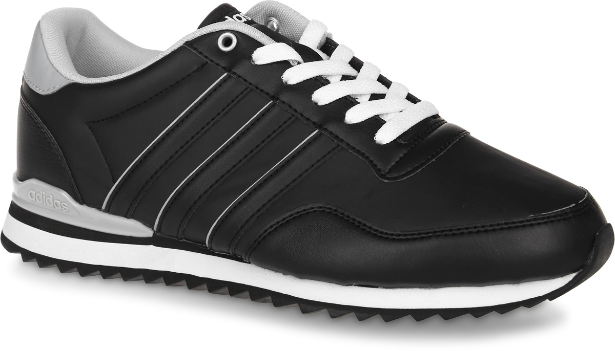 Кроссовки мужские adidas Neo Jogger Cl, цвет: черный. AW4073. Размер 12 (46)AW4073 Кроссовки мужские adidas Neo Jogger Cl, цвет: черный. AW4073. Размер 12 (46)AW4073Мужские кроссовки adidas Neo Jogger Cl, выполненные из искусственной кожи, оформлены фирменными нашивками и надписями. Шнурки надежно зафиксируют модель на ноге. Внутренняя поверхность из сетчатого текстиля комфортна при движении. Стелька выполнена из легкого ЭВА-материала с поверхностью из текстиля. Подошва изготовлена из высококачественной резины и дополнена рельефным рисунком.