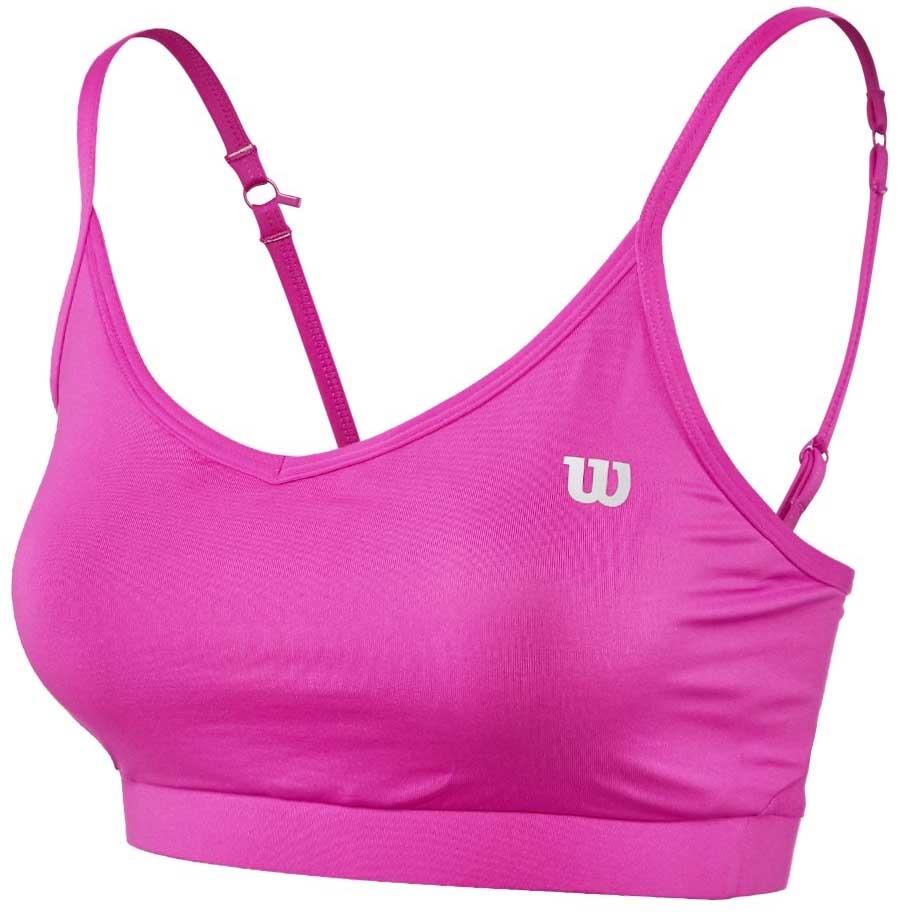 Топ-браWRA734602 Топ-браWRA734602Спортивный топ-бра Wilson Cami Bra изготовлен из полиэстера с добавлением эластана. Данная модель идеально подходит для занятий теннисом и является на 100% дышащей. В зонах возможного перегрева имеются вставки из сетчатого материала. Удобные регулируемые лямки позволяют полностью подогнать изделие по фигуре. На одной из бретелек расположен крючок, благодаря которому бретельки фиксируются на спине и не спадают с плеч. Эластичная резинка обеспечивает удобную посадку модели. Светоотражающий логотип увеличивает вашу безопасность в темное время суток. Такая модель гарантирует не только комфорт на теннисном корте, но и стильный эффектный образ, который позволит вам находиться в центре внимания!