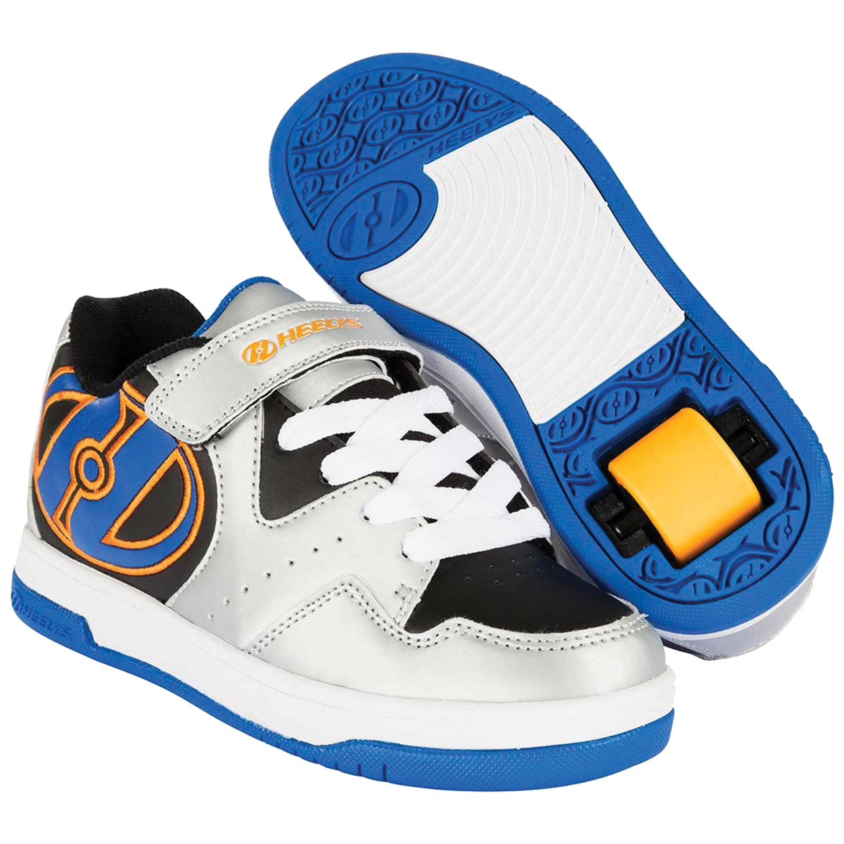 Кроссовки роликовые для мальчика Heelys, цвет: серый, черный. 770542. Размер 31 (30)770542 Кроссовки роликовые для мальчика Heelys, цвет: серый, черный. 770542. Размер 31 (30)770542Кроссовки роликовые для мальчика Heelys выполнены из искусственной кожи. На ноге модель фиксируется с помощью шнуровки и хлястика с липучкой. Внутренняя поверхность выполнена из сетчатого текстиля для лучшей циркуляции воздуха. Стелька выполнена из мягкого ЭВА-материала с текстильной поверхностью. Плоская цельнолитая подошва из полиуретана позаботится о безопасности при катании, торцы подошвы из вулканизированной резины, с отверстием в пятке для ролика и заглушки. В комплекте с роликами идут ролики с подшипниками, заглушки, ключ для извлечения роликом и заглушек, инструкция.