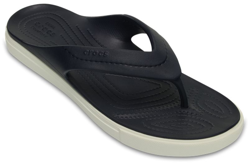 Сланцы Crocs CitiLane Flip, цвет: темно-синий. 202831-462. Размер 8-10 (40/41 )202831-462 Сланцы Crocs CitiLane Flip, цвет: темно-синий. 202831-462. Размер 8-10 (40/41 )202831-462Стильные сланцы от Crocs придутся вам по душе. Рифление на верхней поверхности подошвы предотвращает выскальзывание ноги. Рельефное основание подошвы обеспечивает уверенное сцепление с любой поверхностью. Удобные сланцы прекрасно подойдут для похода в бассейн или на пляж.